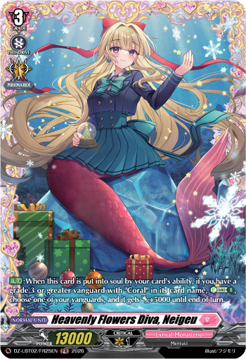 Heavenly Flowers Diva, Neigeu