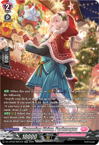 Humming Shiny, Perhmeyna