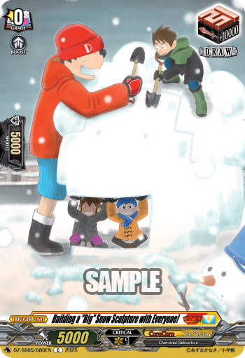 Building a "Big" Snow Sculpture with Everyone!