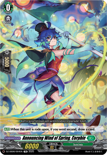 Announcing Wind of Spring, Corphie
