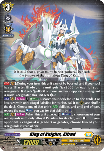 King of Knights, Alfred