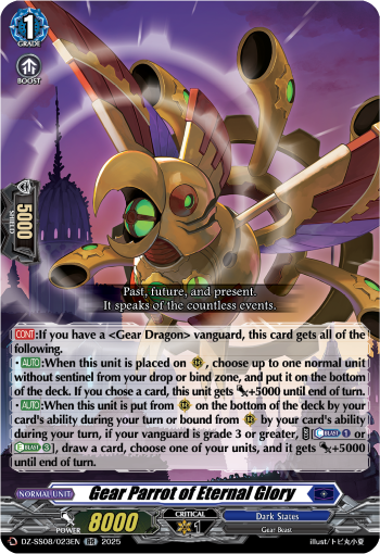 Gear Parrot of Eternal Glory