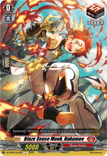 Blaze Sense Monk, Hakumee Blaze Sense Monk, Hakumee