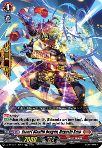 Escort Stealth Dragon, Hayashi Kaze Escort Stealth Dragon, Hayashi Kaze