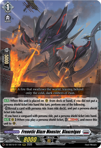 Frenetic Blaze Monster, Blaazelgas