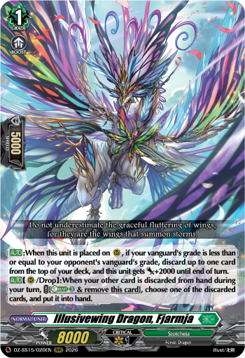 Illusivewing Dragon, Fjarmja