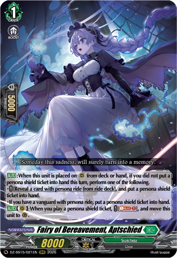 Fairy of Bereavement, Aptschied
