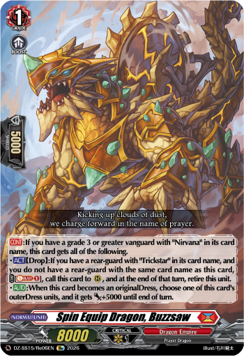 Spin Equip Dragon, Buzzsaw