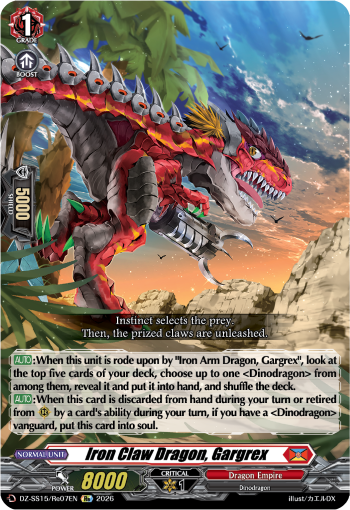Iron Claw Dragon, Gargrex Iron Claw Dragon, Gargrex