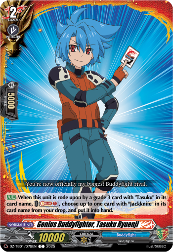 Genius Buddyfighter, Tasuku Ryuenji