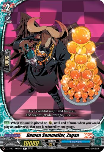Demon Sommelier, Zagan Demon Sommelier, Zagan