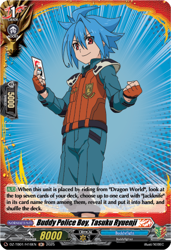 Buddy Police Boy, Tasuku Ryuenji