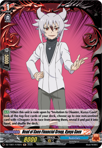 Head of Gaen Financial Group, Kyoya Gaen