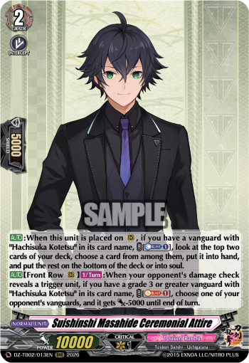 Suishinshi Masahide Ceremonial Attire