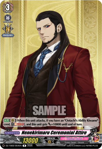 Nenekirimaru Ceremonial Attire