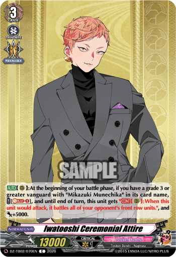 Iwatooshi Ceremonial Attire