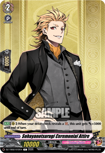 Sohayanotsurugi Ceremonial Attire