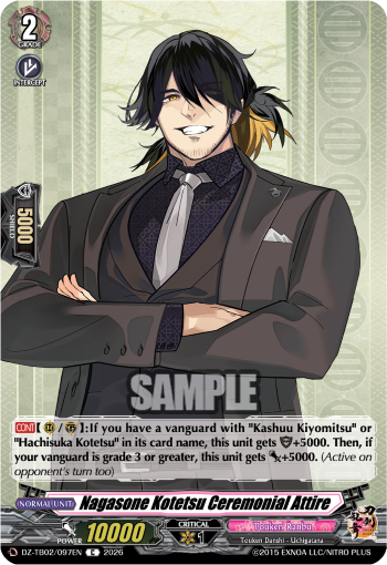 Nagasone Kotetsu Ceremonial Attire