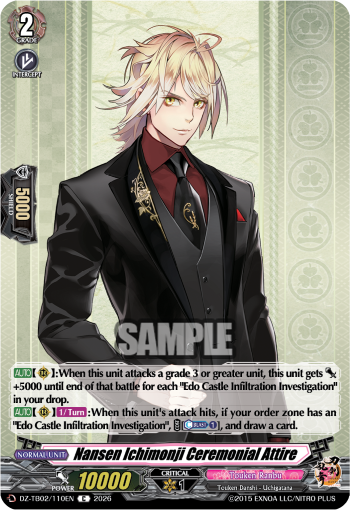 Nansen Ichimonji Ceremonial Attire