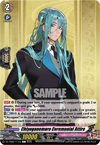 Chiyoganemaru Ceremonial Attire