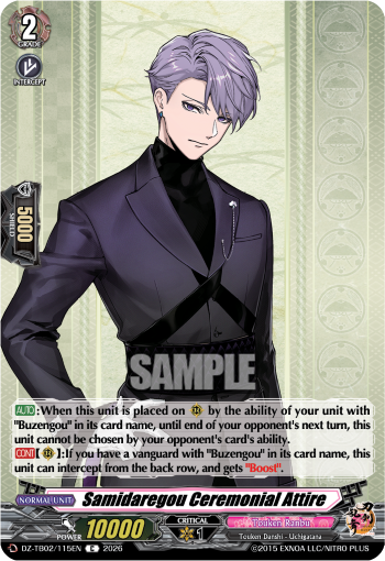 Samidaregou Ceremonial Attire