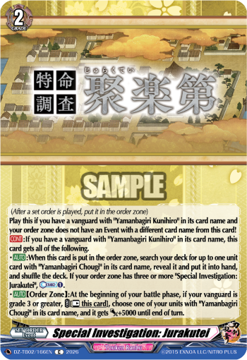 Special Investigation: Jurakutei