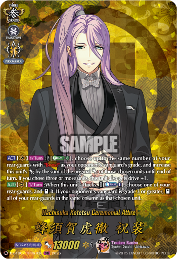 Hachisuka Kotetsu Ceremonial Attire