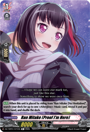 Ran Mitake [Proof I'm Here]