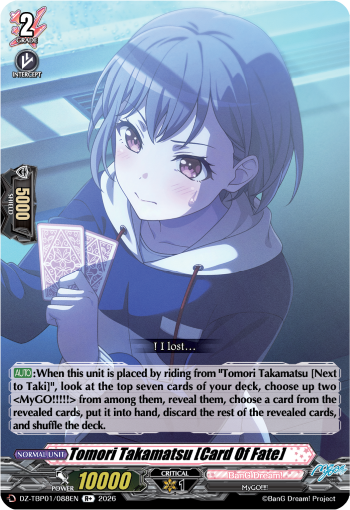 Tomori Takamatsu [Card Of Fate]