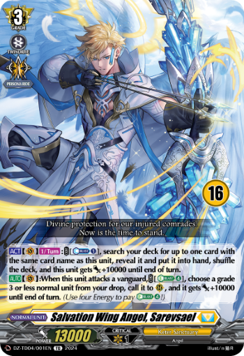 Salvation Wing Angel, Sarevsael