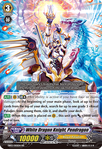 White Dragon Knight, Pendragon