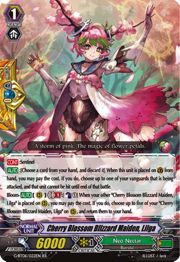 Cherry Blossom Blizzard Maiden, Lilga