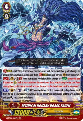 vanguard cards grade 4