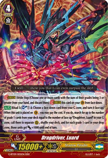 Dragdriver, Luard