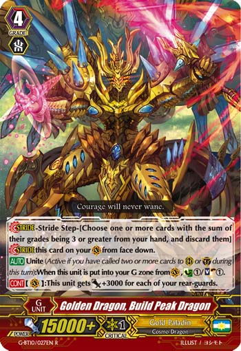 Golden Dragon, Build Peak Dragon