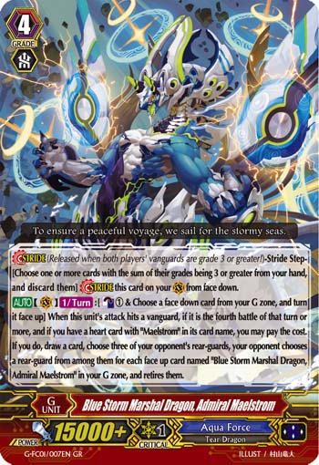 Blue Storm Marshal Dragon, Admiral Maelstrom