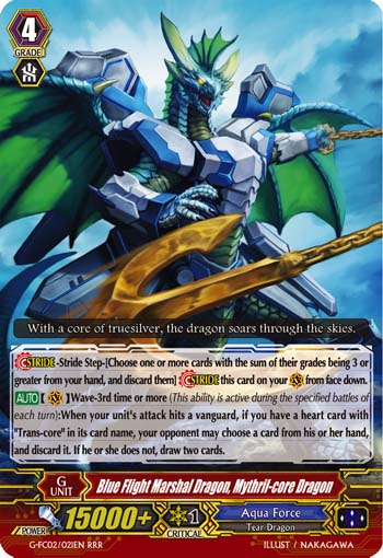 Blue Flight Marshal Dragon, Mythril-core Dragon