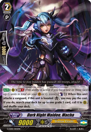 Dark Night Maiden, Macha