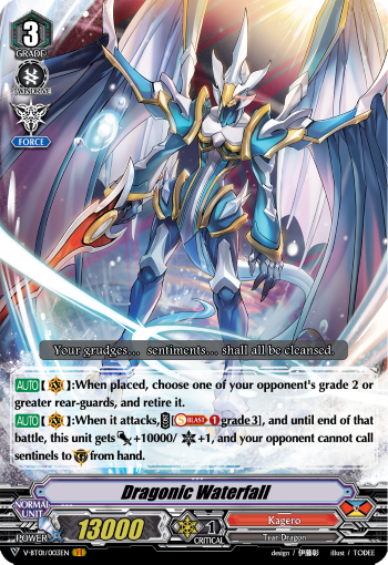 cardfight vanguard kagero cards