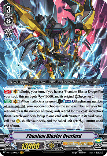 cardfight vanguard blaster dark abyss