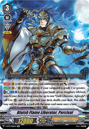 Bluish Flame Liberator, Percival