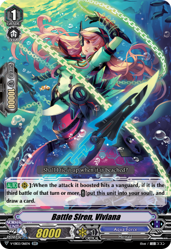 thumbnail image 2 of Cardfight Vanguard Emerald Shield Paschal (Aqua Force) – V-EB02/017EN RR, English 2 of 5
