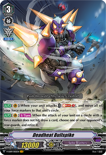 V-EB09] The Raging Tactics ｜ ｜ Card List ｜ Cardfight!! Vanguard 