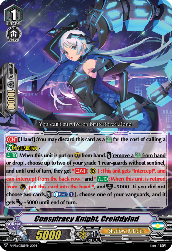 Conspiracy Knight, Creiddylad Conspiracy Knight, Creiddylad