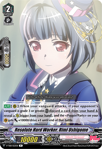 VGE-V-TB01] BanG Dream! FILM LIVE ｜ ｜ Card List ｜ Cardfight