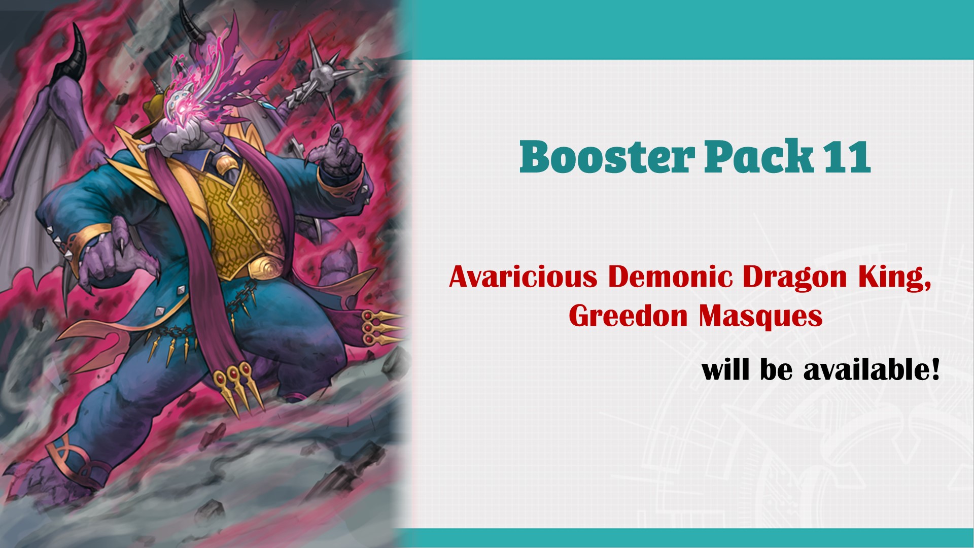 D-BT11 Avaricious Demonic Dragon King Greedon Masques Unit Illusts