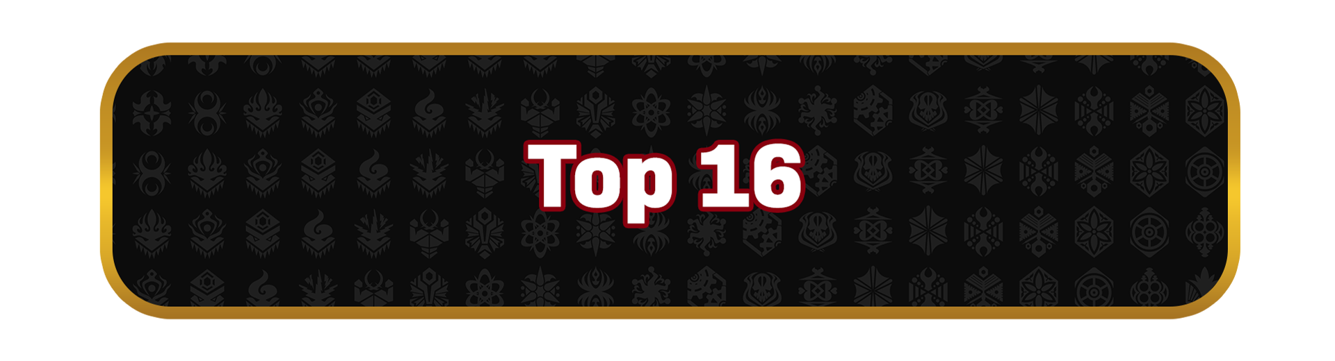 Top 16 Prize banner
