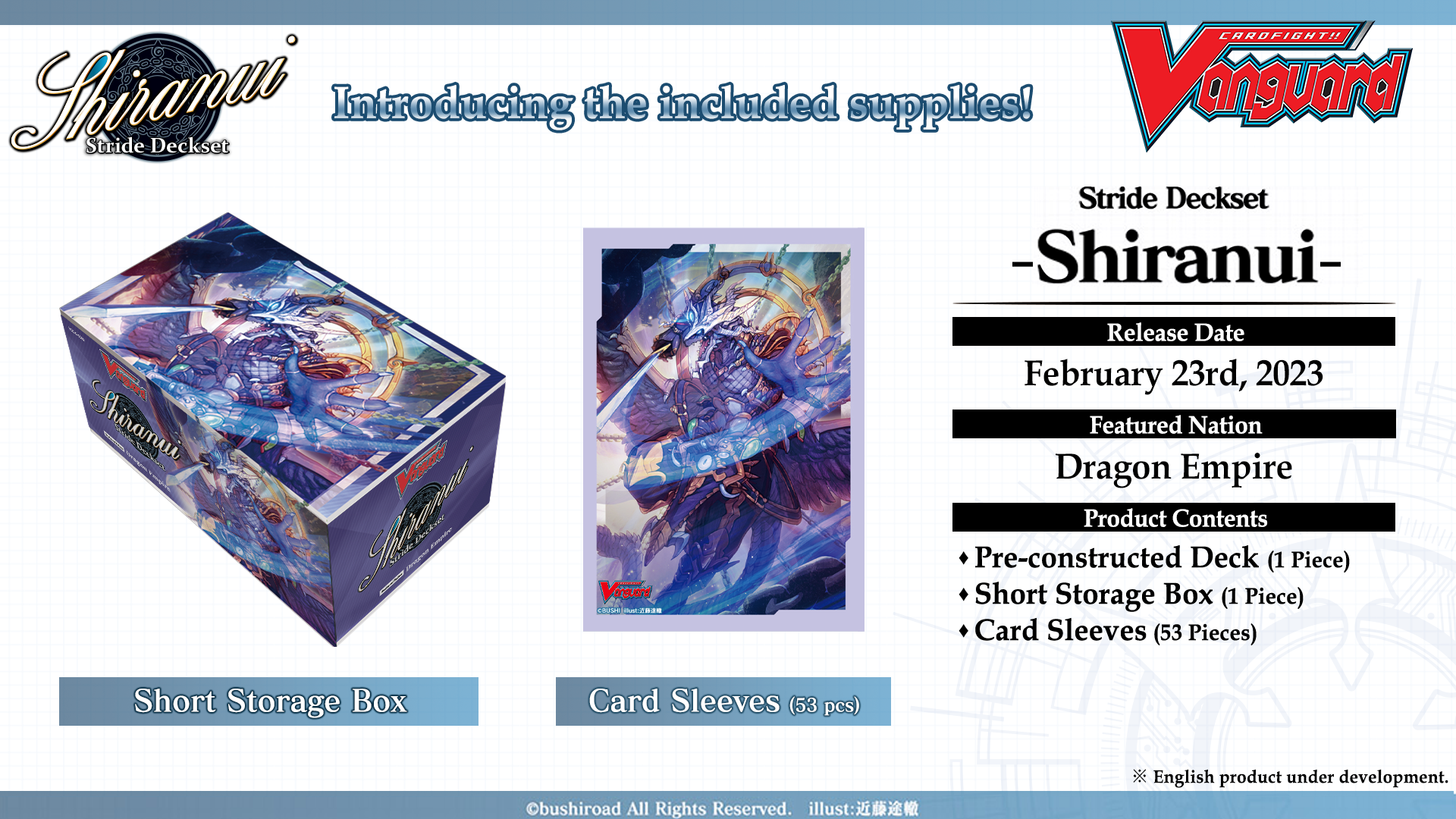 Cardfight!! Vanguard Special Series 09: Stride Deckset -Shiranui 