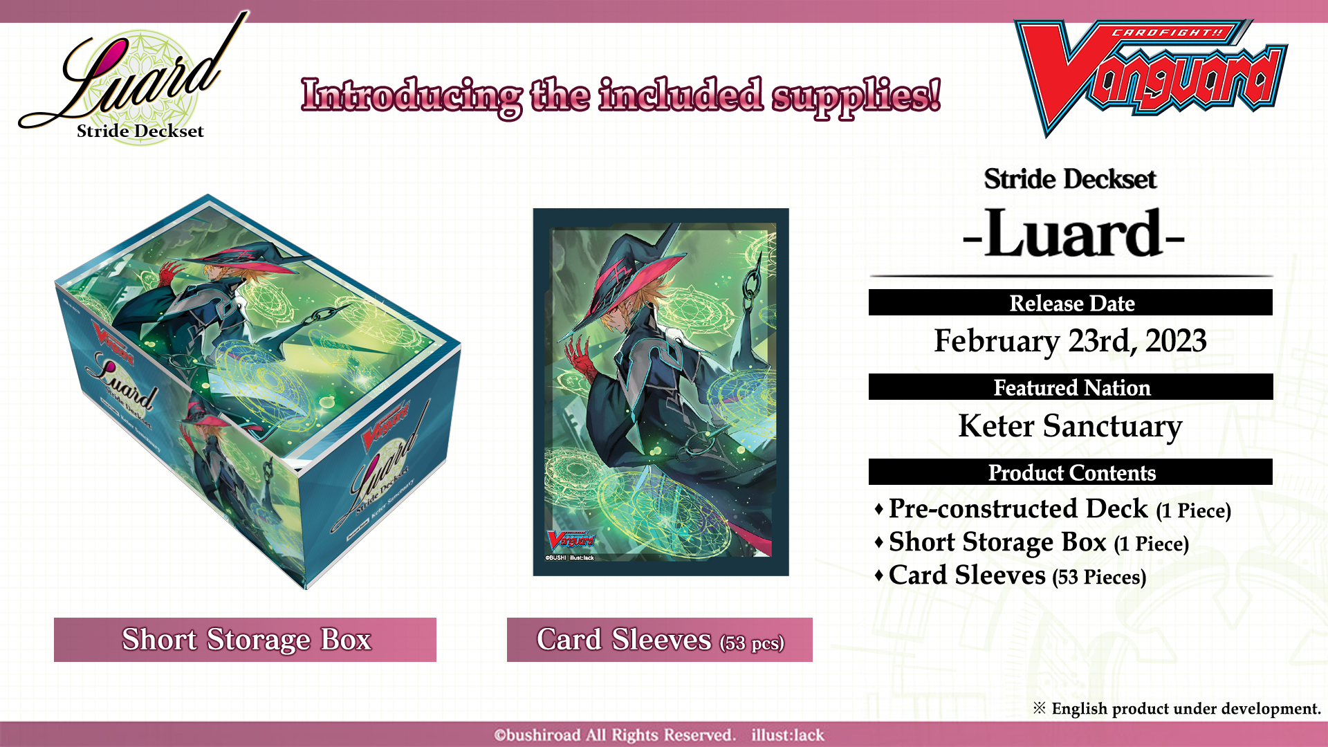 Cardfight!! Vanguard Special Series 10: Stride Deckset -Luard 