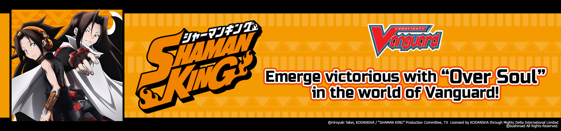 SHAMAN KING: Emerge victorious with “Over Soul” in the world of Vanguard!
